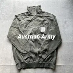 オーストリア軍 トレーニングジャケット ジャージ カーキ ミリタリー ブルゾン