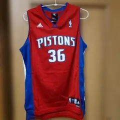 adidas NBA Pistons Wallace 36 ユニフォームのサムネイル