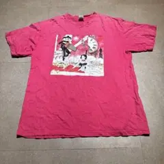 怪人二十面奏　半袖　tシャツ　ピンク　バンド　 XXL