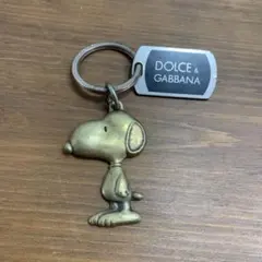 スヌーピー 真鍮キーホルダービンテージ ドルガバ付き