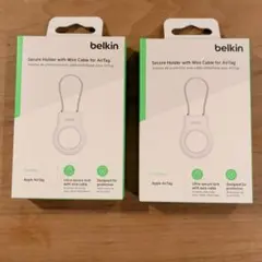 【新品未開封】Belkin AirTagケース ワイヤーリング 2個セットのサムネイル