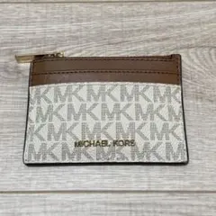 MICHAEL KORS カードケース コインケース キーリング付 バイカラー