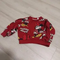 H&M ミニーマウス トレーナー 赤