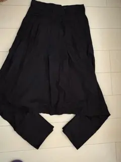 zucca アシンメトリーパンツ 黒