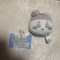 ちいかわ 古本屋ぬいぐるみミラーキーホルダー・キャンディ風デザインのキーホルダー