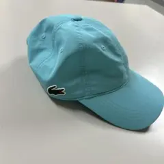 LACOSTE ライトブルー キャップ