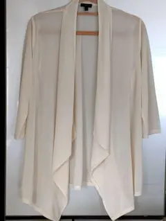 【週末値下げ】TALBOTS アイボリー カーディガン Mサイズ