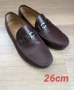 【美品】サルヴァトーレフェラガモ ドライビングシューズ ビット サイズ26cm