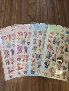 ズートピア2　3Dシール　4枚セット