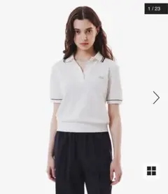 SNIDEL LACOSTE/ポロニット SWNT252171 - メルカリ