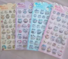 POP SEAL 3D立体ぷくぷくシール 4シートセット