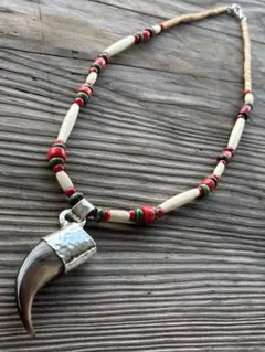 1点物】天然素材 熊の爪×猪の歯×鹿の角 ハンドメイド - メルカリ