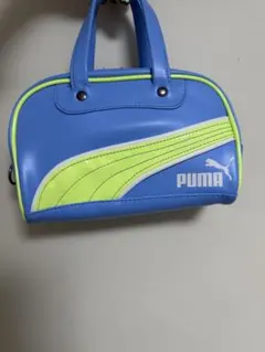 PUMA ハンドバッグ 青/黄緑