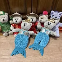 スタバ べアリスタ ぬいぐるみ 8体セット スタバ べアリスタ ぬいぐるみ 8体セット JAPANべアリスタガール