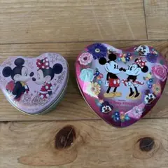 東京ディズニーリゾート ハート型缶 2個セット