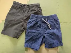 GAP キッズ プルオンショートパンツ 2枚セット 110 男の子 短パン