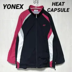 YONEX ヨネックス ヒートカプセル 裏起毛 ウインドブレーカー ブラック L