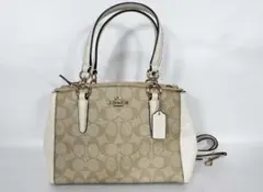 COACH シグネチャー 2way ショルダーバッグ
