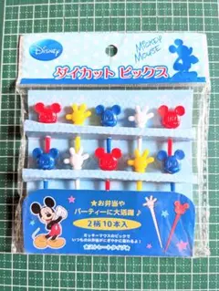 ミッキーマウス ダイカット ピックス 10本入 お弁当 キャラ弁のサムネイル
