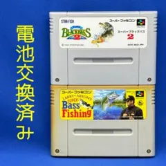【SFC】釣りゲー×2本セット【起動・セーブ機能確認済み】