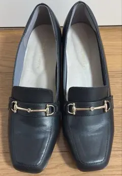 オリエンタルトラフィック　通勤靴 跳べるパンプス ビットヒール ローファー