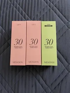 メノキン 30秒クイック バブルマスク 3本セット 95mlのサムネイル