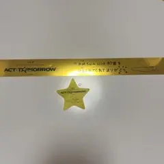 TXT スビン 銀テープ 金テープ 星 ACT： TOMORROW 落下物
