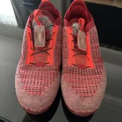 NIKE AIRVAPORMAXメッシュアッパー ランニングシューズ レッド