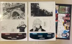 呪術廻戦展 アクリルジオラマ 両面宿儺　五条悟　特典ステッカー