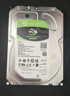 【早い者勝ち】Seagate BarraCuda 2TB 7200rpm HDDのサムネイル