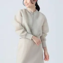 【タグ付き・未使用】BEAMS シフォンジップアップジャケット
