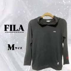 FILA ブラック パーカー Mサイズ