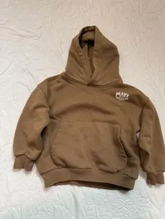 ZARA フード付きブラウンパーカー 92cm