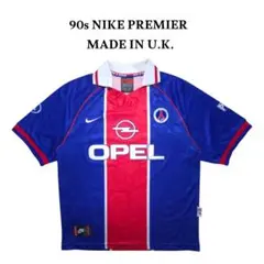 U.K製 97-98 NIKE パリサンジェルマン ホームシャツ OPEL 襟付 U.K製 97-98 NIKE パリサンジェルマン ホームシャツ OPEL 襟付