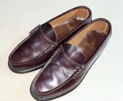 REGALダークブラウン レザー ローファー24.5cm　【2177】