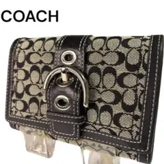 Coach Soho Mini Signature Flap Wallet