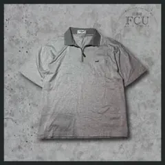 【ヴィンテージ】ポロシャツ　y2k カジュアル　ノームコア　クロコダイル