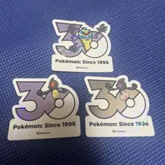 韓国限定】ポケモン 30周年記念 ステッカー 5枚セット バラ売り可能