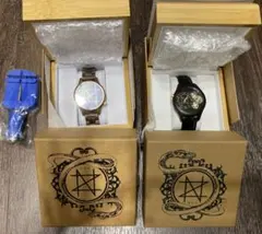 【美品・希少】NOZ 天然石・木製・革腕時計 2点まとめ売りラピスラズリオニキスのサムネイル
