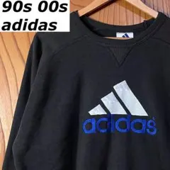 希少 90s 00s 万国旗タグ adidas 刺繍ロゴ スウェット アディダス