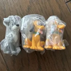 ガチャガチャ　ディズニースイングマスコット　ドッグ　プルート・トランプ