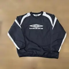 UMBRO サッカー ピステ ブラック/シルバー Lサイズ