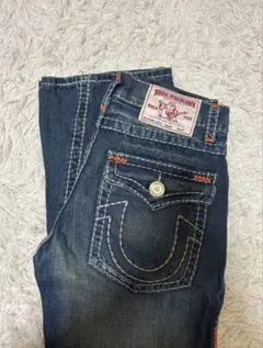 TRUE RELIGION joey super t 白デニム 40 - メルカリ