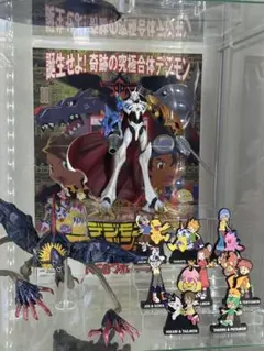 一番くじ　デジモン オメガモン　ディアボロモン　フィギュア　ラバストポスター