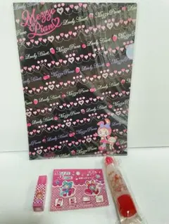 【未使用】メゾピアノ 文具4点セット ベリエちゃん 平成レトロ