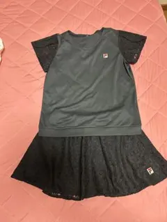 FILA フィラ レース袖　半袖ゲームシャツ　Ｌのサムネイル