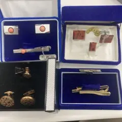 カフスボタンとネクタイピンセット