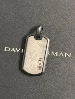 David Yurman Meteorite dog tag ペンダントトップ - メルカリ