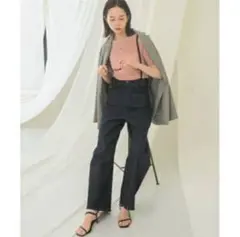 『別注』Lee×ROSSO　STRETCH SUSPENDER PANTS XS