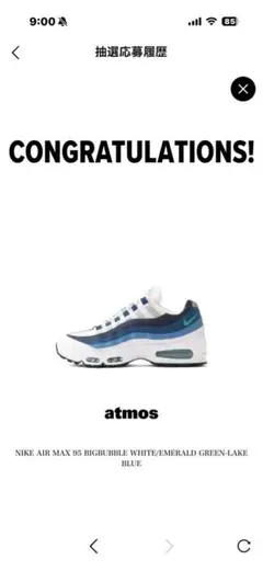 NIKE AIR MAX 95 BIGBUBBLE ブルーグラデ 28.5cm